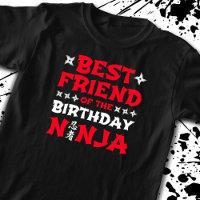 Melhor Amigo do Aniversário Ninja - Festa Correspo