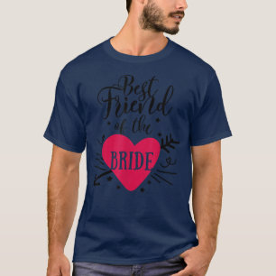 Camiseta Melhor Amigo Do Coração De Seta Para Bachelore