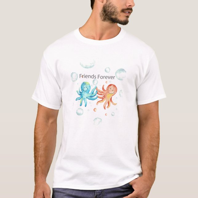 Camiseta Melhor Amigo do Octopus (Frente)