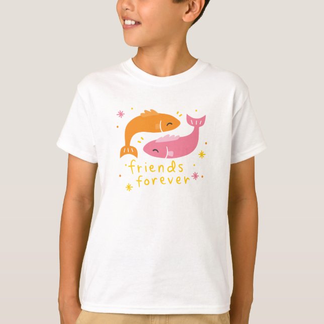Camiseta Melhor amigo do peixes (Frente)