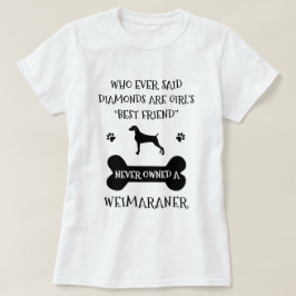 Camiseta Melhor amigo do Weimaraner