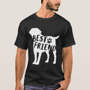 Camiseta Melhor amigo Labrador Retriever - Raça de Cachorro