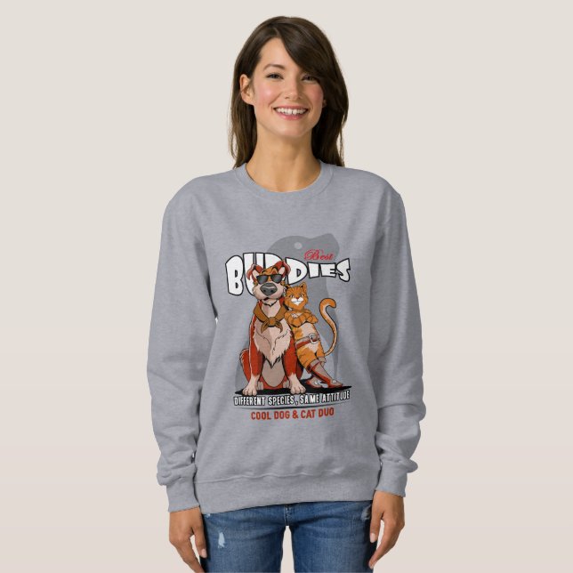 Camiseta Melhor Amigo (Modo claro) | Mulheres (Frente Completa)