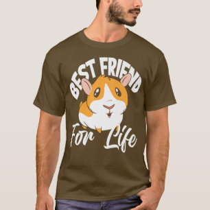 Camiseta Melhor Amigo Para A Vida Dos Porcos-Da-Guiné