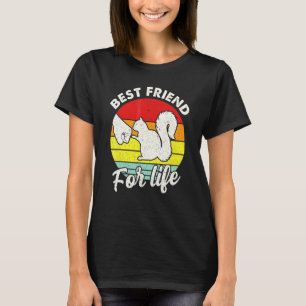 Camiseta Melhor Amigo Para a Vida Retro Vintage Punho de Es