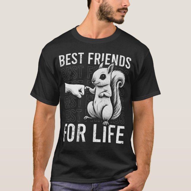 Camiseta Melhor Amigo Para O Lover De Esquilo De Bumping De (Frente)