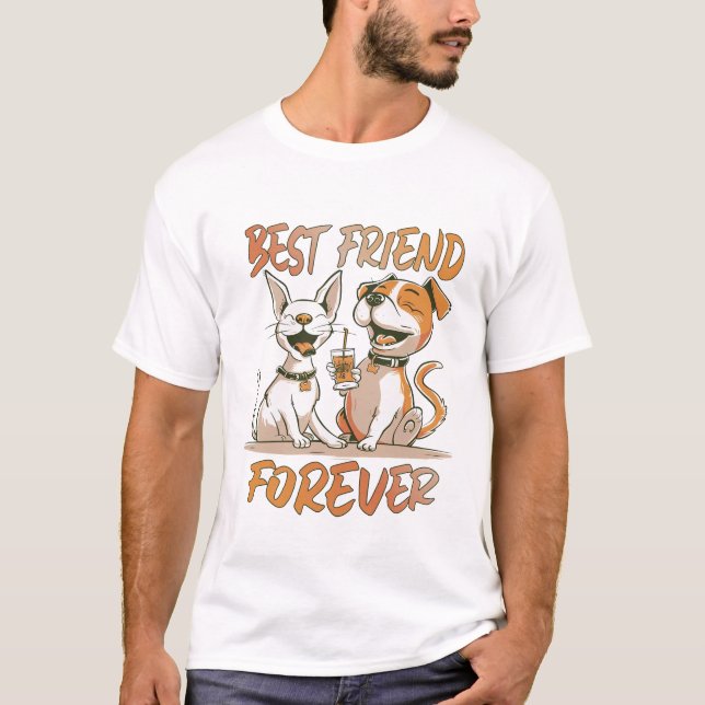 Camiseta Melhor Amigo para Sempre (Frente)