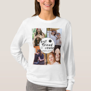 Camiseta Melhor Amigo para sempre da Colagem Personalizada