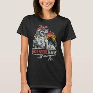 Camiseta Melhor Amigo Saurus Rex Dinossaur Melhor Família A