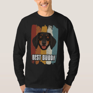 Camiseta Melhor Amigo, Sorrindo Dachshund