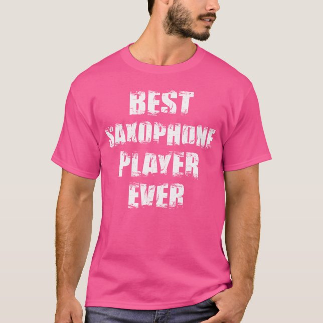 Camiseta Melhor Amigo Tocador de Saofone de Todos os Tempos (Frente)