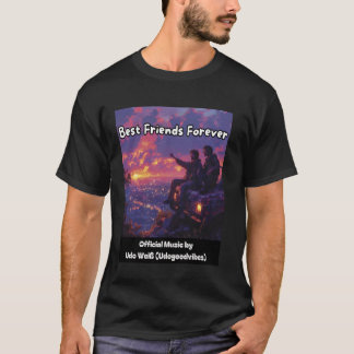 Camiseta Melhor Amizade para sempre ao pôr do sol