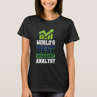 Camiseta Melhor Analista de Gerenciamento do Mundo