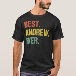Camiseta Melhor Andrew Ever Retro Engraçado Nome Humor Apel
