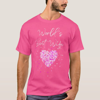 Camiseta Melhor Aniversário de Casamento de Esposa do Mundo