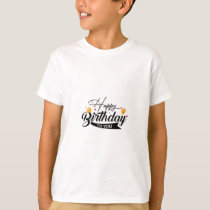 Camiseta Melhor aniversário feliz