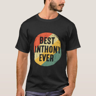 Camiseta Melhor Anthony Ever Para Nome De Anthony
