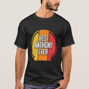 Camiseta Melhor Anthony Já Engraçado Nome Anthony