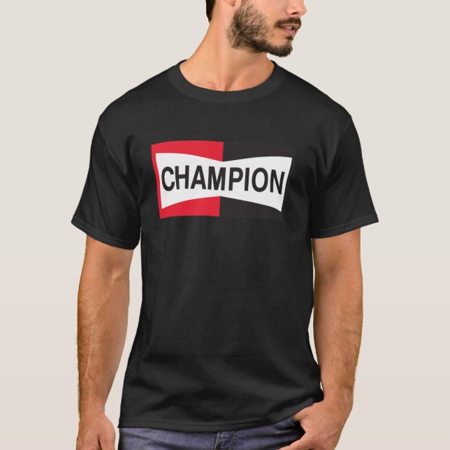 Camiseta MELHOR AO COMPRAR - Plug de Spark Champion (Frente)