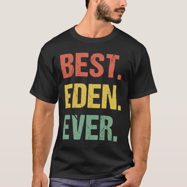 Camiseta Melhor Apelido de Humor do Nome do Retro Eden Ever (Frente)