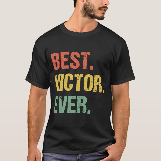 Camiseta Melhor Apelido de Humor do Nome Retroativo do Vict (Frente)