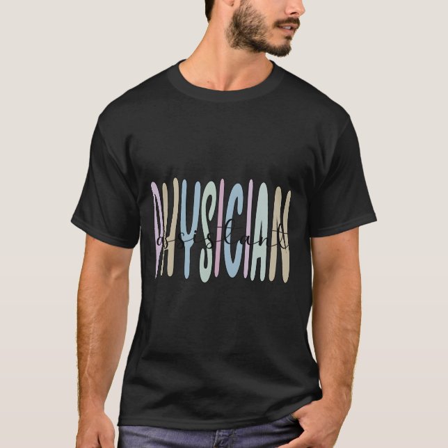 Camiseta Melhor Apreciação de Assistente Médico PA (Frente)