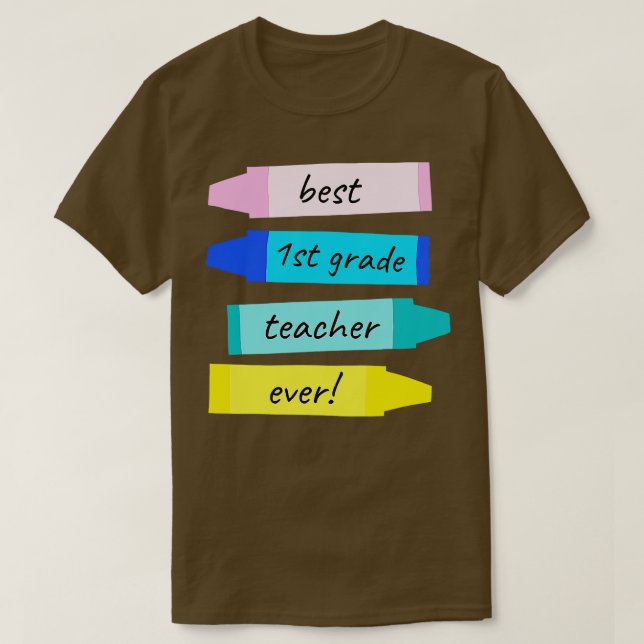 Camiseta Melhor Apreciação de Professores do Primeiro Grau (Frente do Design)