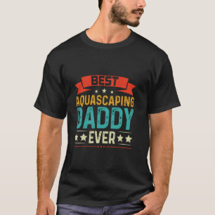 Camiseta Melhor Aquascaping Papai de Todos os Tempos Aquarí
