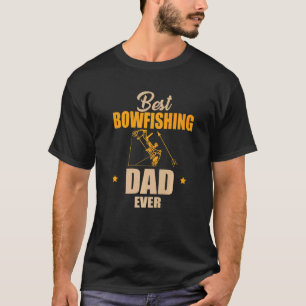 Camiseta Melhor Arco de Pesca Pai de Todos os Tempos Caça d