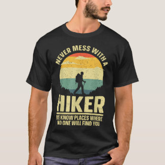Camiseta Melhor Arte de Caminhada Para Equipamento de Camin