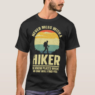 Camiseta Melhor Arte de Caminhada para Homens e Mulheres Eq
