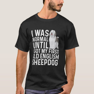 Camiseta Melhor Arte de Cão de Ovelha do Inglês Antigo para