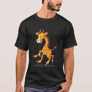 Camiseta Melhor Arte de Girafa para Homens Mulheres Adulto