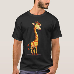 Camiseta Melhor Arte de Girafa para Homens Mulheres Adulto