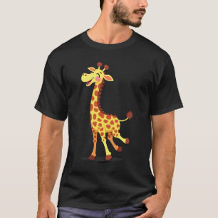 Camiseta Melhor Arte de Girafa para Homens Mulheres Adulto