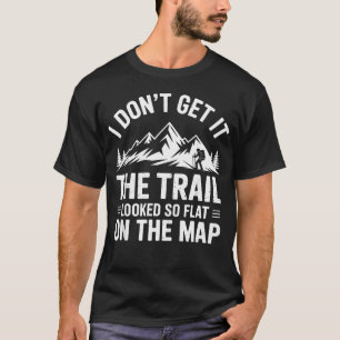 Camiseta Melhor Arte de Hiking para Equipamento de Hike ao