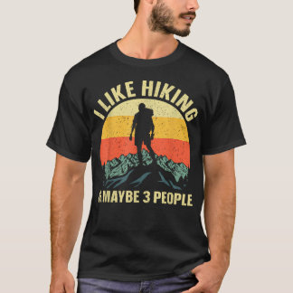 Camiseta Melhor Arte de Hiking para Equipamento de Montanhi