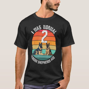 Camiseta Melhor Arte de Pastor Alemão Homens Mulheres Amant