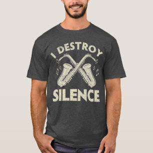 Camiseta Melhor Arte de Saofone para Homens Mulheres Música