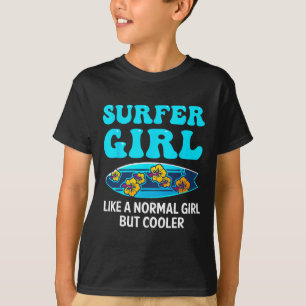 Camiseta Melhor Arte de Surf para Garotas Mulheres Praia Su