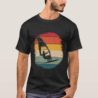Camiseta Melhor Arte de Windsurf para Homens Mulheres Vento