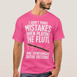 Camiseta Melhor Arte Fluta Para Homens Instrumento Musical