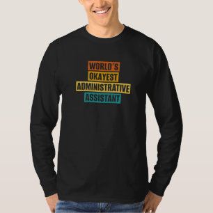 Camiseta Melhor Assistente Administrativo Professor do Mund