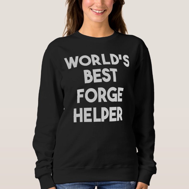 Camiseta Melhor Assistente de Forja do Mundo (Frente)