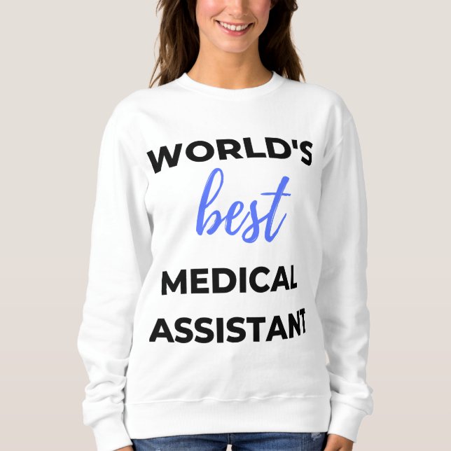 Camiseta Melhor Assistente Médico do Mundo 2 (Frente)