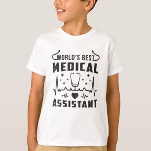 Camiseta Melhor Assistente Médico Mundos Enfermeiros Enferm