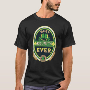 Camiseta Melhor Assumpta Nome Pessoal Alguma Vez Irlandês R