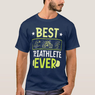 Camiseta Melhor atleta de todos os tempos Esportes retro