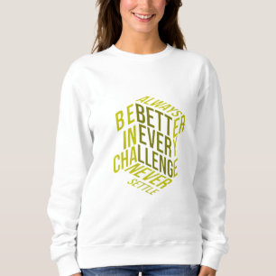 Camiseta Melhor Através do Desafio Construído por Cada Revé