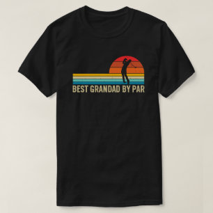 Camiseta Melhor Avô by Par Presente Divertido de Golfe Retr
